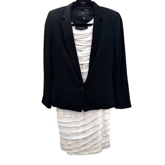 Isabel Marant Coat Single Breasted One button Black Blazer Viscose Sz 38 - Picture 1 of 11